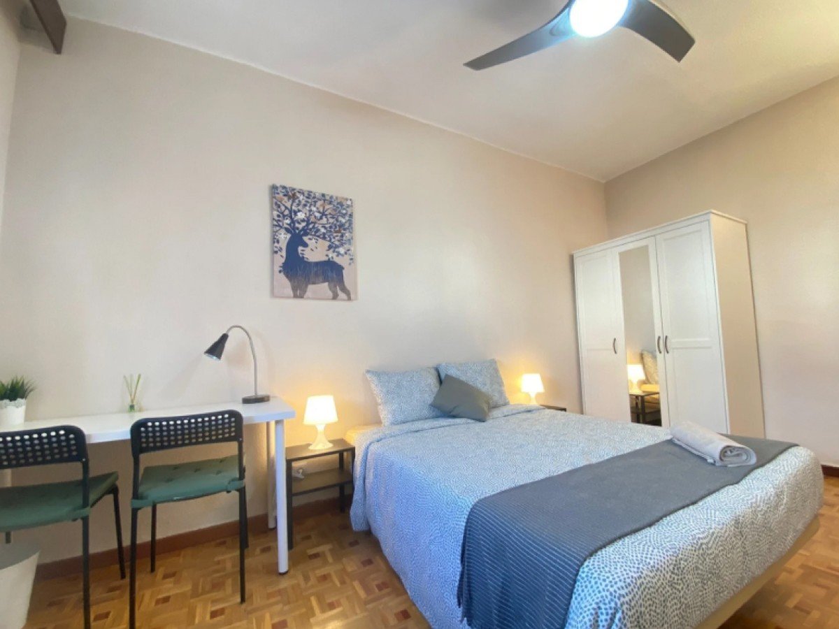 Bright Kridari apartment bedroom.